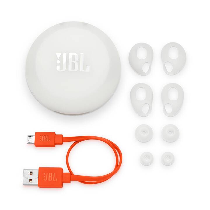 JBL BY HARMAN JBLFREEXWHTBT (Bluetooth 4.2, Weiss)
