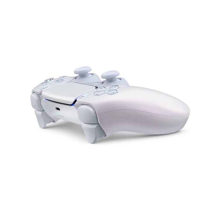 SONY Playstation 5 DualSense Wireless-Controller Pearl Controller (Chrom, Weiss)