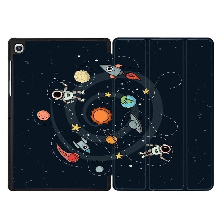 EG Coque pour Samsung Galaxy Tab A7 10.4" (2020) - Planète noire