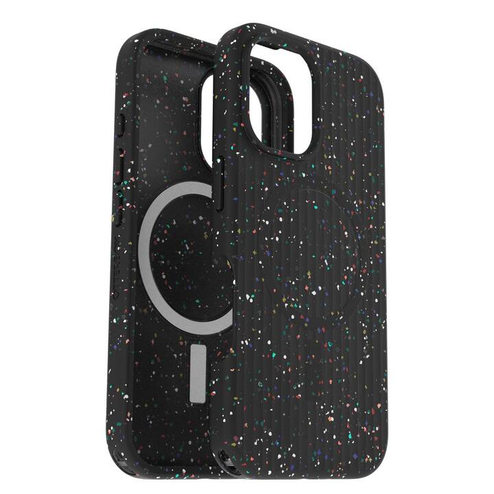 OTTERBOX Backcover MagSafe Symmetry (iPhone 16, Lavorato, Nero)