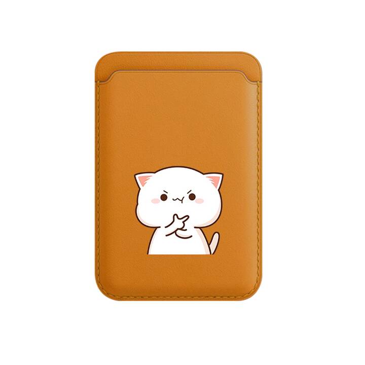 EG Porte-cartes magnétique MagSafe (iPhone 13, iPhone 12, Orange)