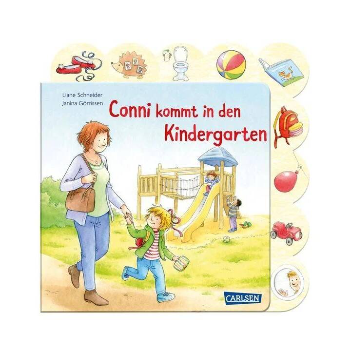 Conni-Pappbilderbuch: Conni kommt in den Kindergarten