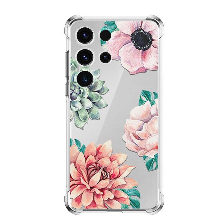 EG Backcover (Galaxy S23 Ultra, Fiore, Transparente)