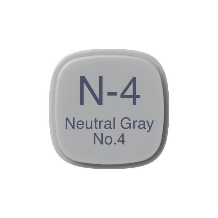 COPIC Marcatori di grafico Classic N-4 Neutral Gray No.4 (Grigio, 1 pezzo)