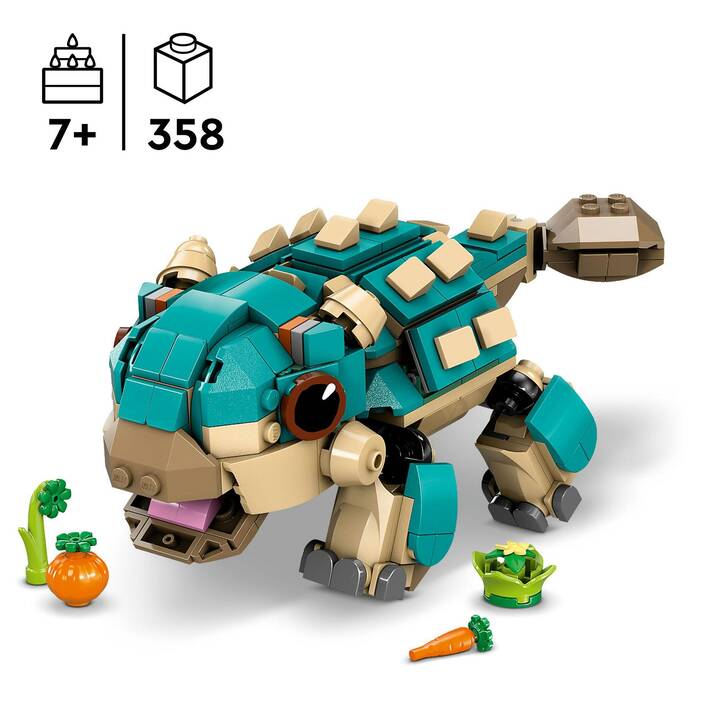 LEGO Jurassic World Baby Bumpy: Ankylosaurus (76962, seltenes Set) 