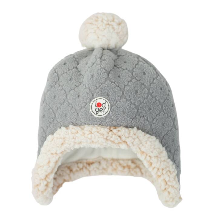 LODGER Cappellino per neonati Folklore (43-47, Grigio, Bianco)