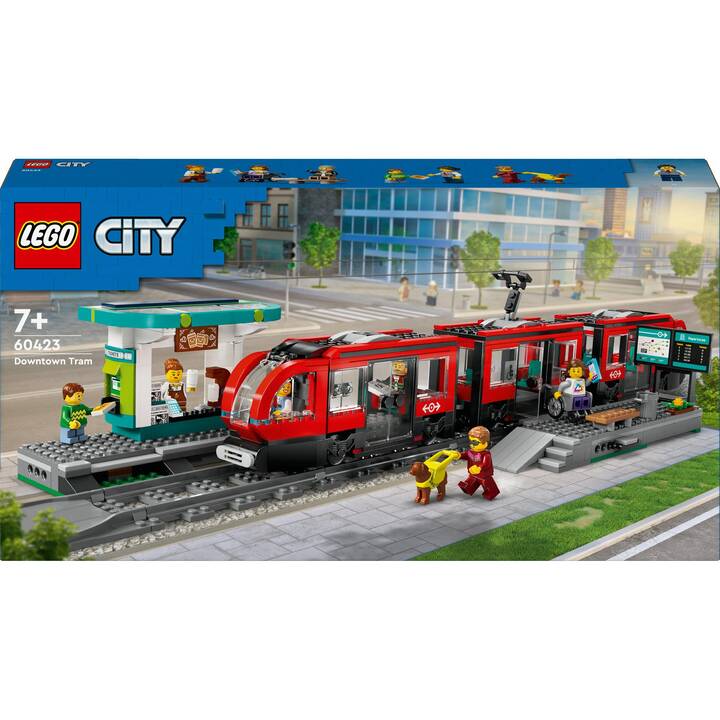 LEGO City Strassenbahn mit Haltestelle (60423)