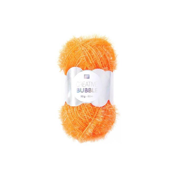 RICO DESIGN Wolle  Creative Bubble (50 g, Orange, Aprikose)