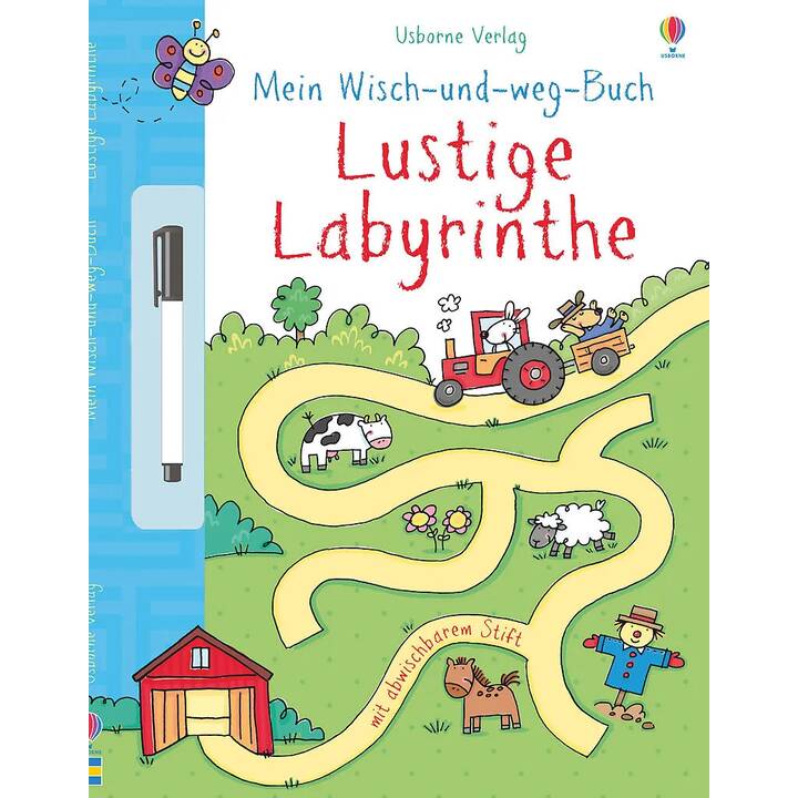 Mein Wisch- und Weg- Buch: Lustige Labyrinthe