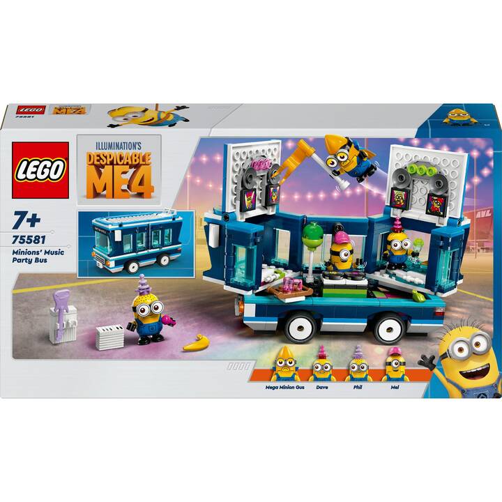 LEGO Despicable Me Il Party Bus musicale dei Minions (75581)