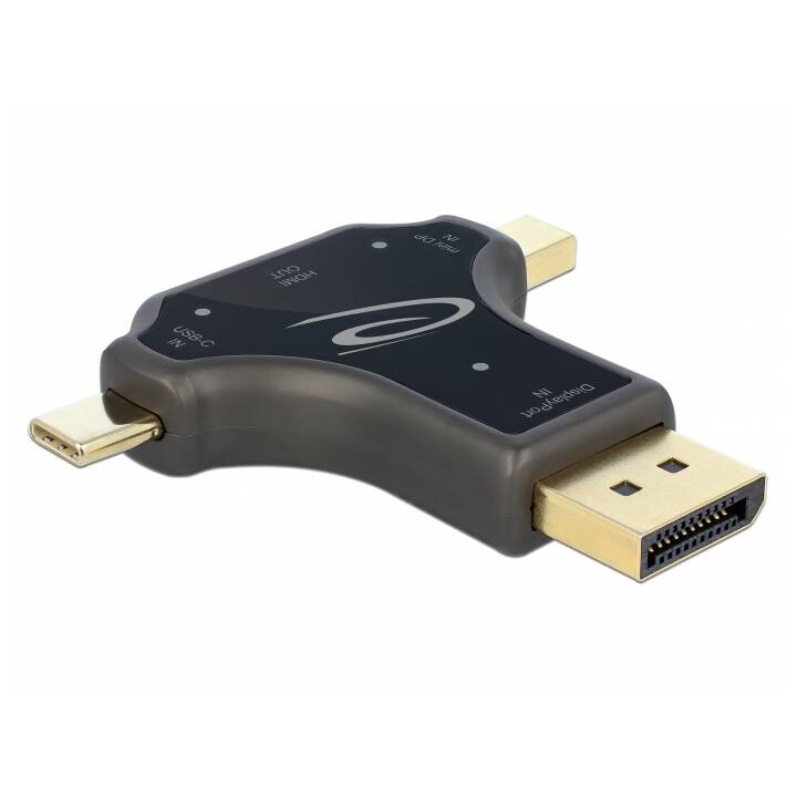 DELOCK Adaptateur vidéo (Mini DisplayPort, DisplayPort, USB Type-C)