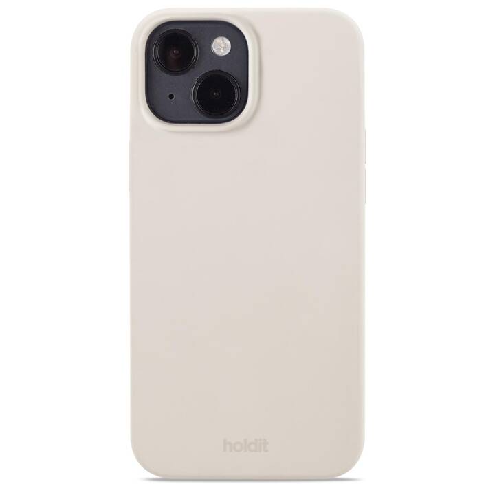 HOLDIT Backcover (iPhone 15, Helles Beige)