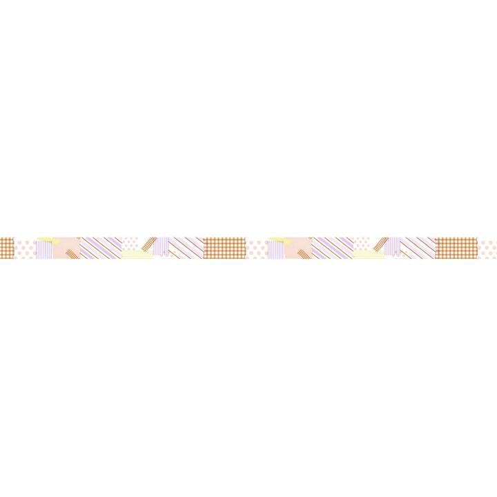 URSUS Washi Tape Set Patchwork (Multicolore, 10 m)
