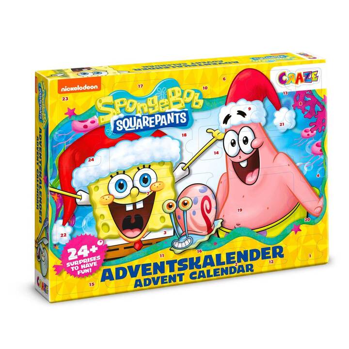 CRAZE SpongeBob Spielwaren Adventskalender