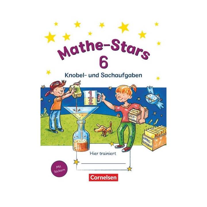 Mathe-Stars, Knobel- und Sachaufgaben, 6. Schuljahr, Übungsheft, Mit Lösungen