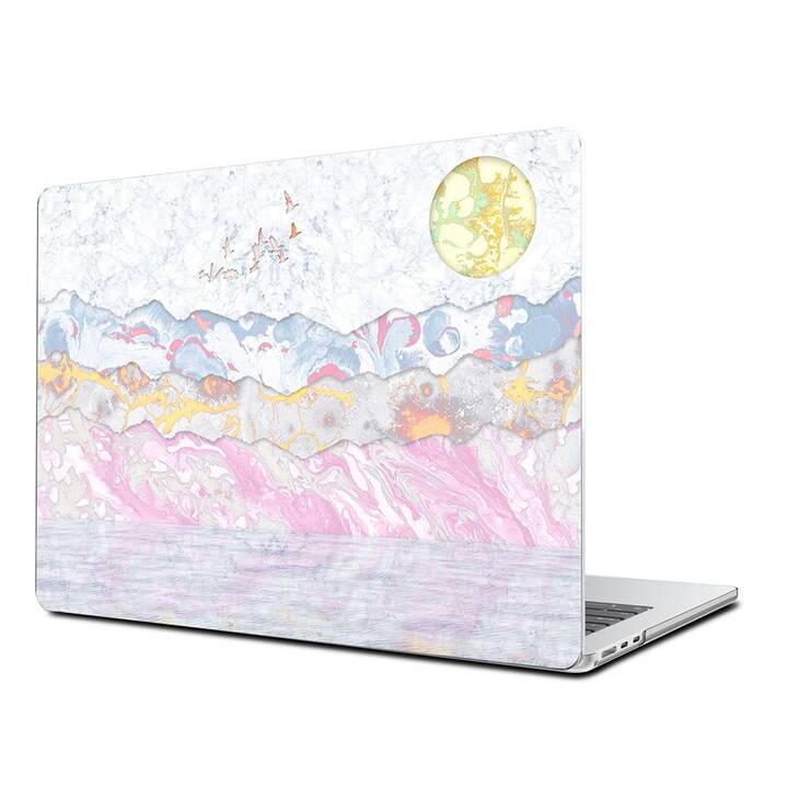 EG Hardcase (MacBook Air 13" M3 2024, Marmor, Rosa)