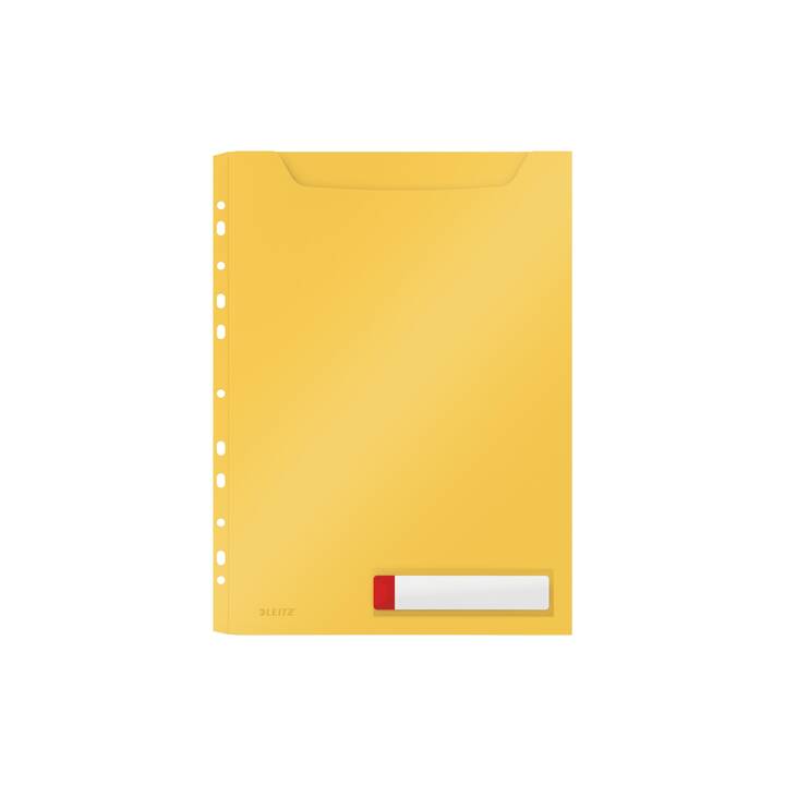 LEITZ Cartellina per archivio Cosy Privacy Maxi (Giallo, A4, 1 pezzo)
