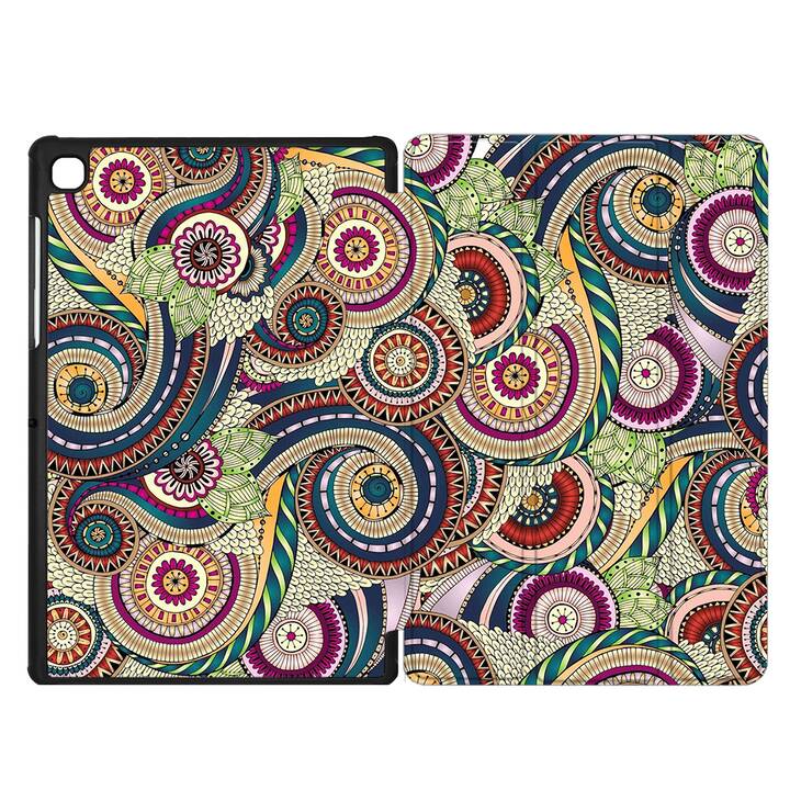 EG Hülle für Samsung Galaxy Tab A7 Lite 8.7" (2021) - Grün - Paisley