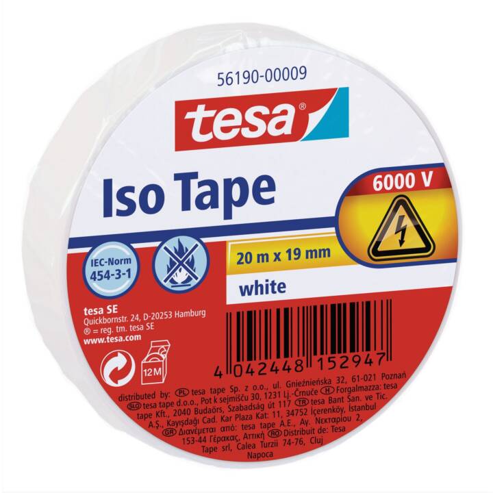 TESA Isolierband (19 mm x 20 m, 1 Stück)