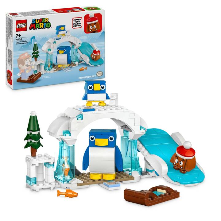 LEGO Super Mario nsemble d’extension Aventure dans la neige pour la famille Pingouin (71430)