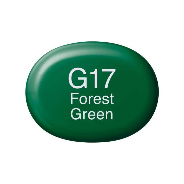 COPIC Grafikmarker Sketch G17 Forest Green (Grün, 1 Stück)