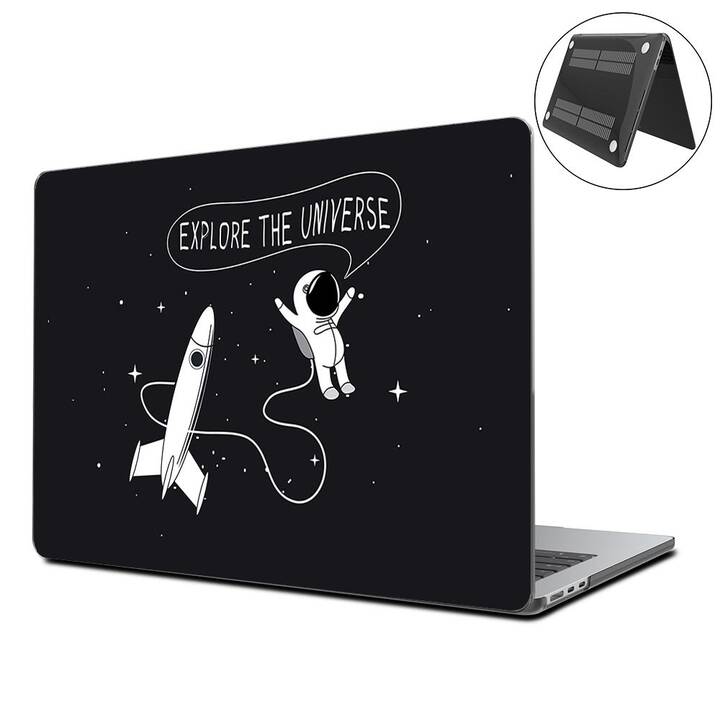 EG Coque rigide (MacBook Air 13" M2 2022, Astronaute, Noir)
