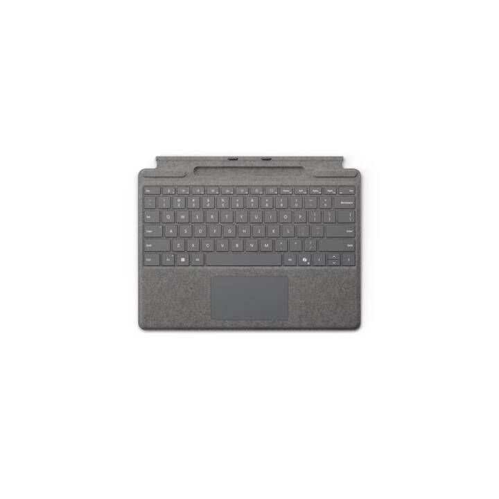 MICROSOFT Type Cover (13", Surface Pro 11, Surface Pro 9, Surface Pro 10, Surface Pro 8, Platino)