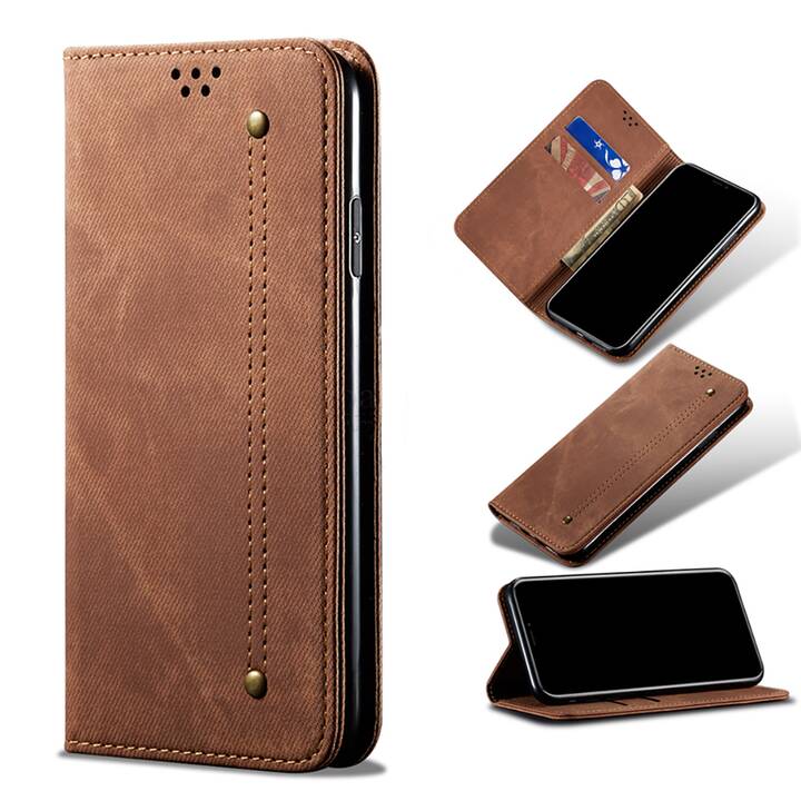 EG Mornrise Wallet Case für Samsung Galaxy A71 6.7 "2020 - Braun