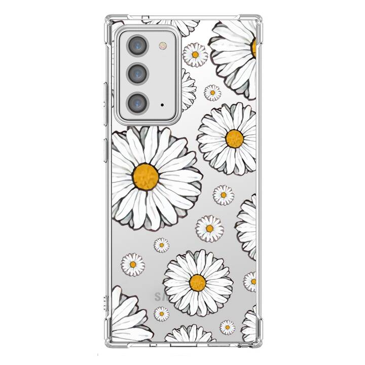 EG Backcover (Galaxy Note 20, Fleurs, Transparent)