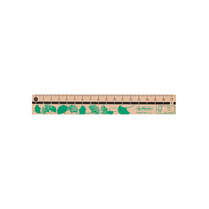 HERLITZ Lineal GREENline (170 mm, Farbig assortiert)