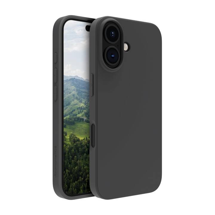 DBRAMANTE1928 Backcover (iPhone 16, Night Black, Schwarz)