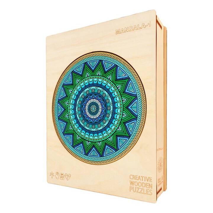 EG Puzzle (244 Teile) - grün - Mandala