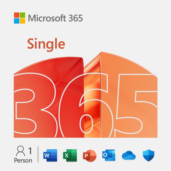 MICROSOFT 365 Single (Licence annuelle, 1x, 12 Mois, Allemand)