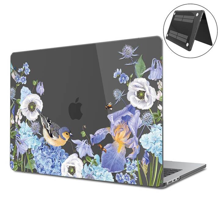 EG Hardcase (Macbook Air 15" M2 2023, Blumen, Transparent)