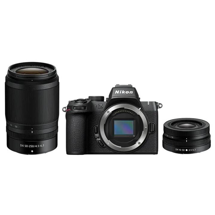 NIKON Z50II DX 16-50 VR + 50-250 VR Kit (20.9 MP, APS-C / DX, Schwarz)