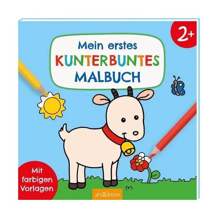 Mein erstes kunterbuntes Malbuch