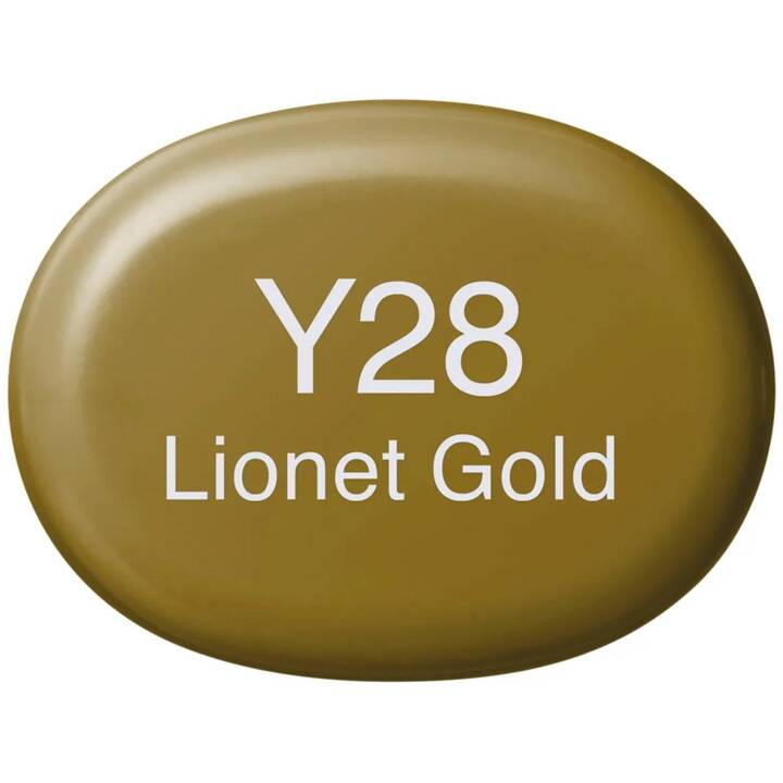 COPIC Marqueur de graphique Sketch Y28 Lionet Gold (Doré, 1 pièce)