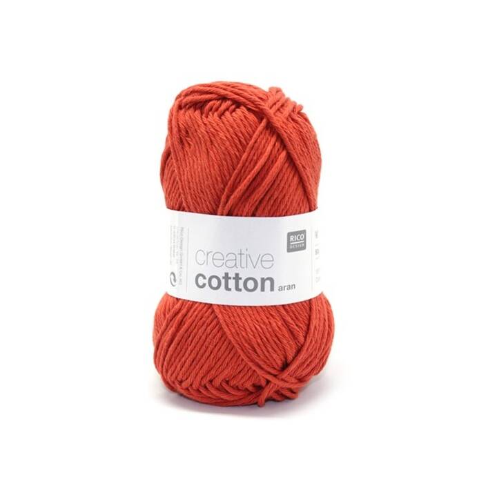 RICO DESIGN Wolle Creative (50 g, Rot, Rosa)