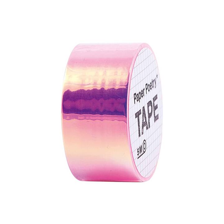 RICO DESIGN Glitzer Tape (Pink, Rosa, 5 m)