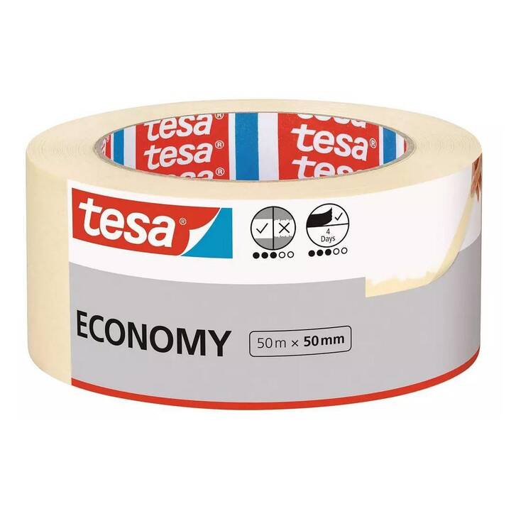 TESA Abdeckband Economy (50 mm x 50 m, 1 Stück)