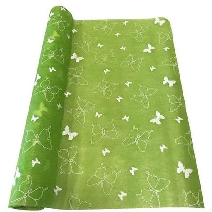 DAMECO Papier cadeau Vlies (Vert, Papillon)