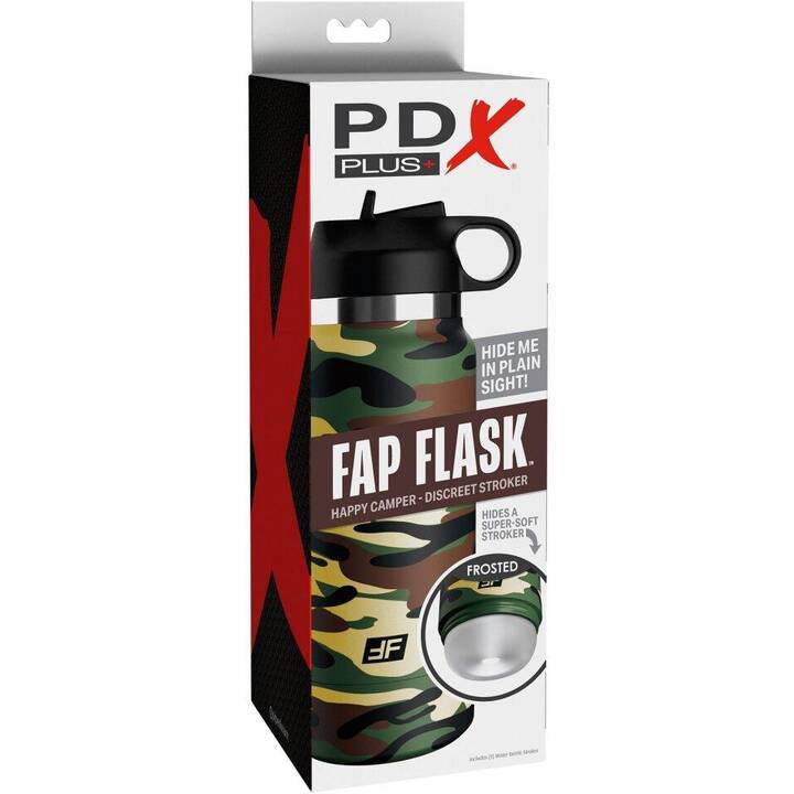 PDX Fap Flask Happy Camper Masturbateur (23.8 cm)