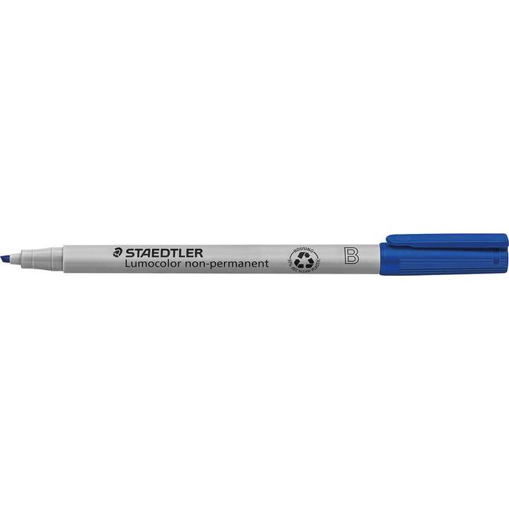 STAEDTLER Feutres pour rétroprojection Lumocolor 312 WP4 (Noir, Vert, Bleu, Rouge, 4 pièce)