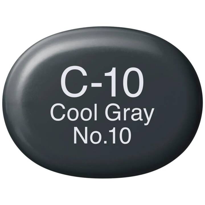 COPIC Marcatori di grafico Sketch C-10 Cool Grey No.10 (Grigio freddo, 1 pezzo)