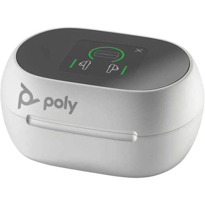 HP Cuffia per ufficio Poly Voyager Free 60/60+ (In-Ear, Senza fili, Bianco)