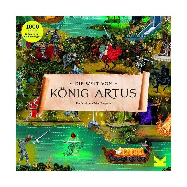 LAURENCE KING VERLAG Ritter Die Welt von König Artus Puzzle (1000 Stück)