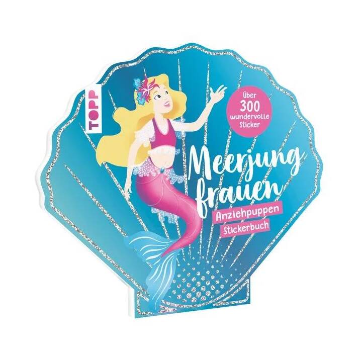 Anziehpuppen-Stickerbuch: Meerjungfrauen