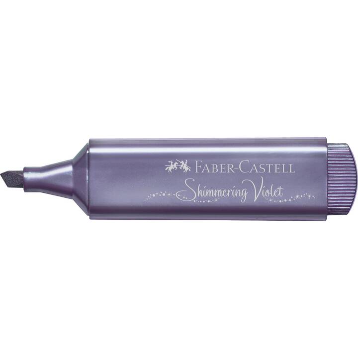 FABER-CASTELL Surligneur 46 Metallic (Pourpre, 1 pièce)