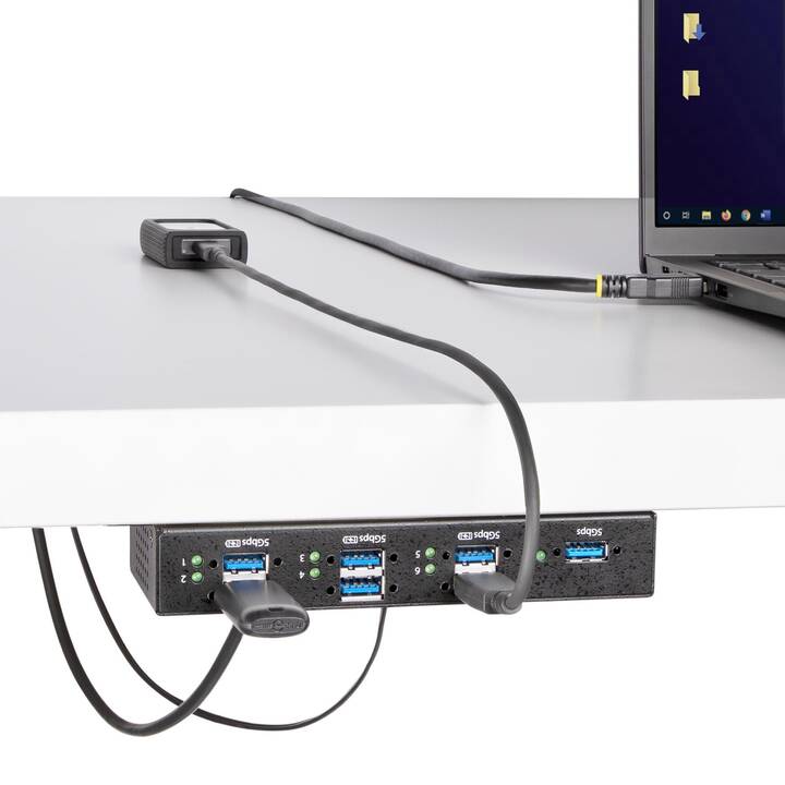 STARTECH.COM Industrial Hub (7 Ports, USB di tipo A)