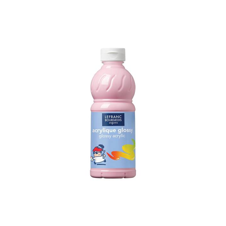 LEFRANC BOURGEOIS Couleur acrylique Glossy (500 ml, Rose)